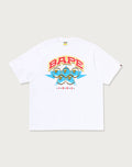 BAPE TWIN STA SPORT COLLEGE RELAXED FIT TEE MENS