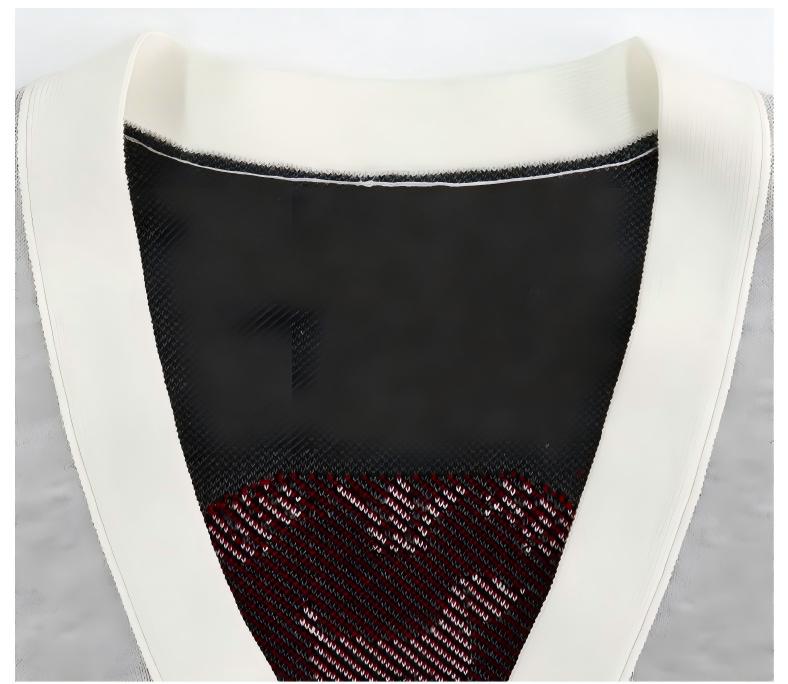 Intarsia Knit Cardigan — Unisex Four-Stripe Badge Sweater | Thom Browne