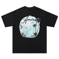 AMIRl Paradise Airbrush Cotton T-Shirt