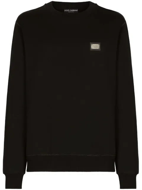 Dolce & Gabbana logo-tag cotton sweatshirt
