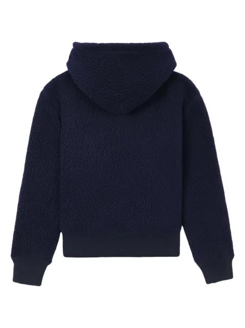 Sporty & Rich embroidered fleece hoodie