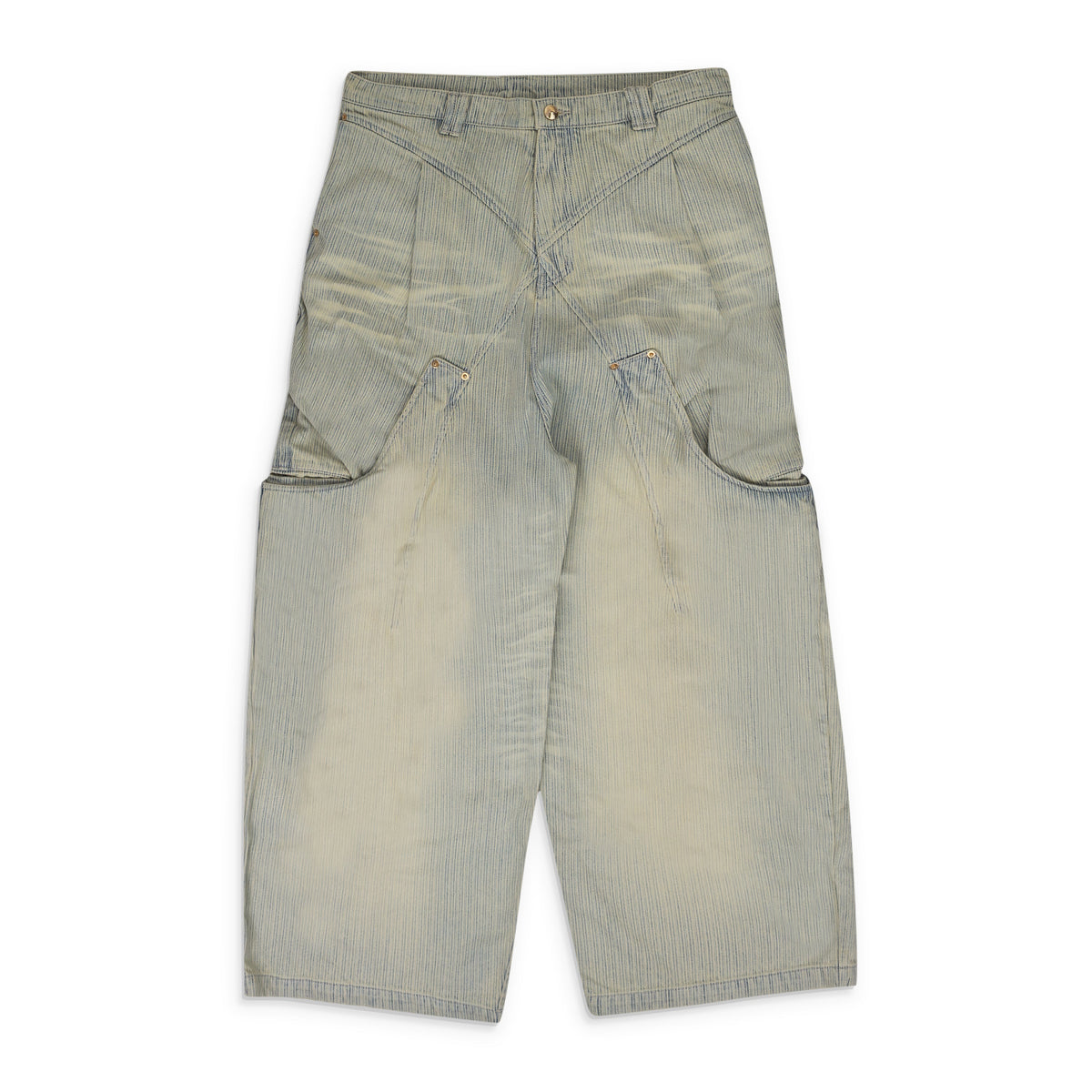 Blue Billie Bibs Denim Pants