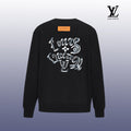 Designer Graphic Print Crewneck Sweatshirt