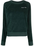 Sporty & Rich logo-embroidered cotton sweatshirt