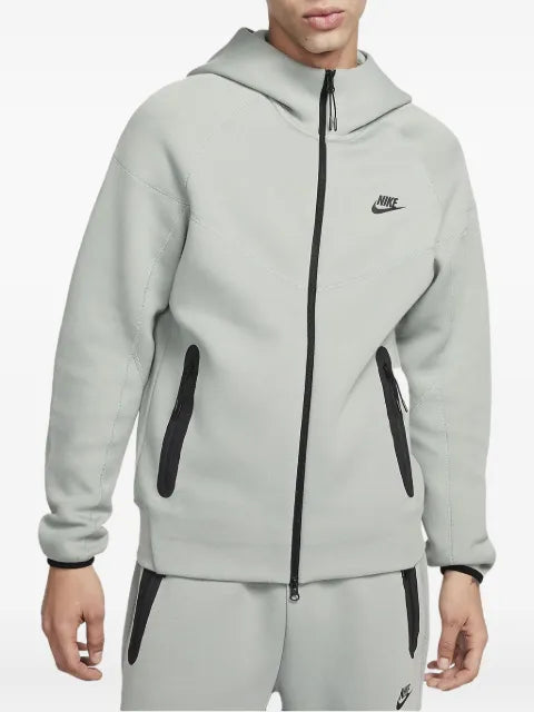 Nike Tech Fleece "Mica Green/Black" hoodie