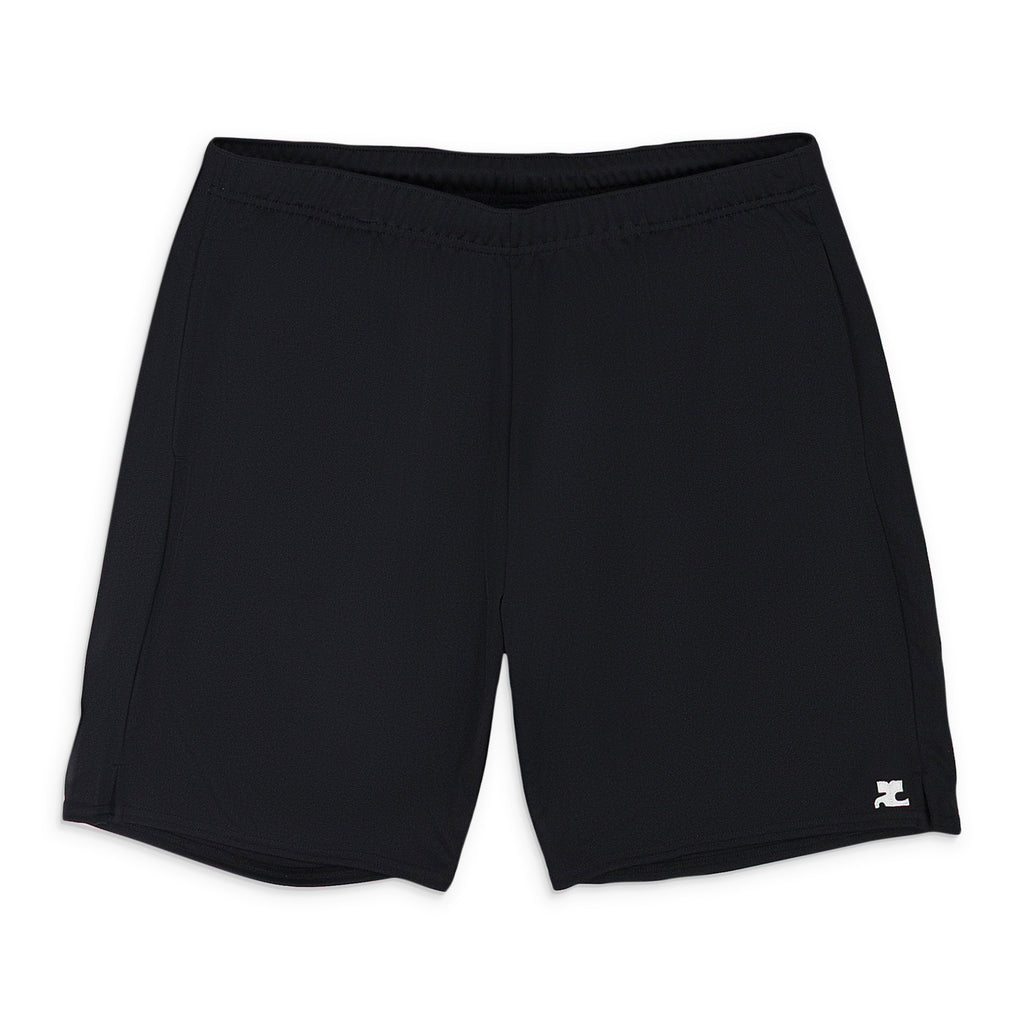 BLACK SPORT LYCRA FOOTBALL SHORTS