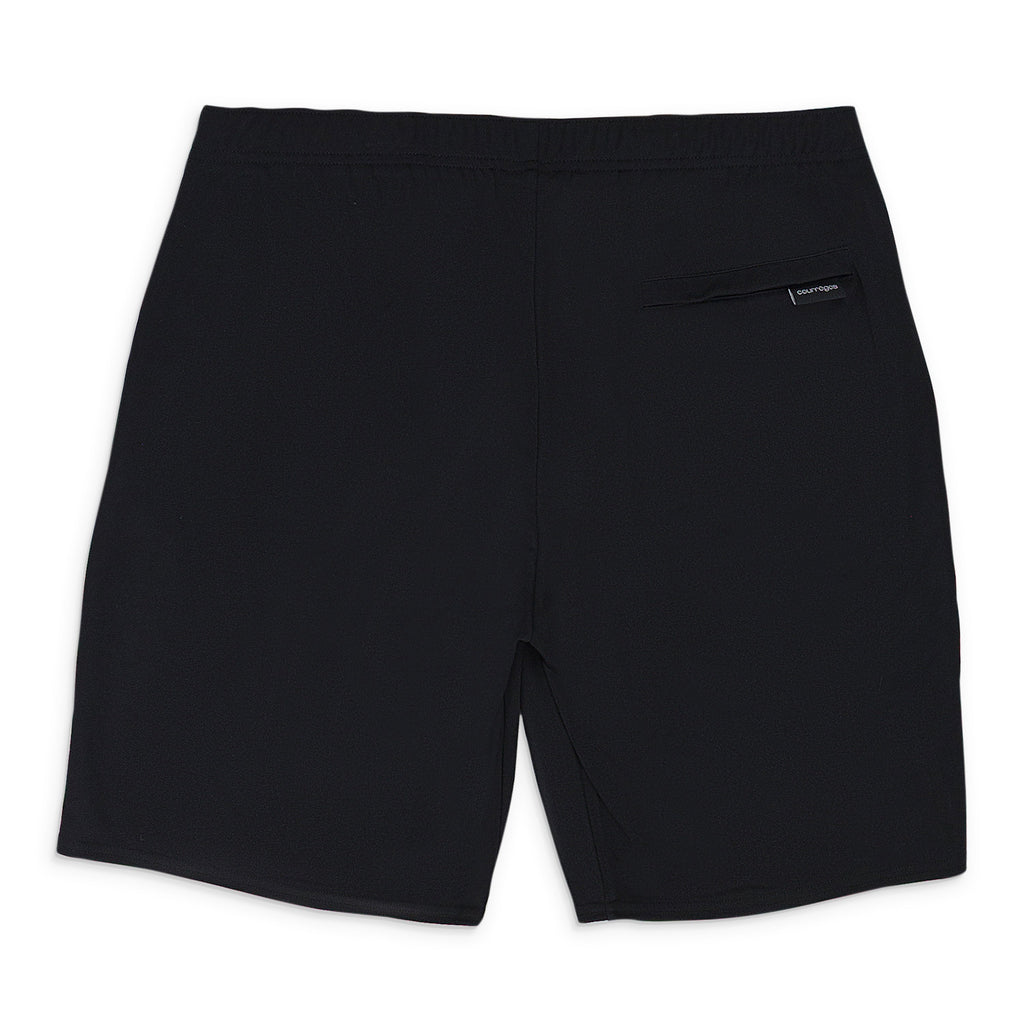 BLACK SPORT LYCRA FOOTBALL SHORTS