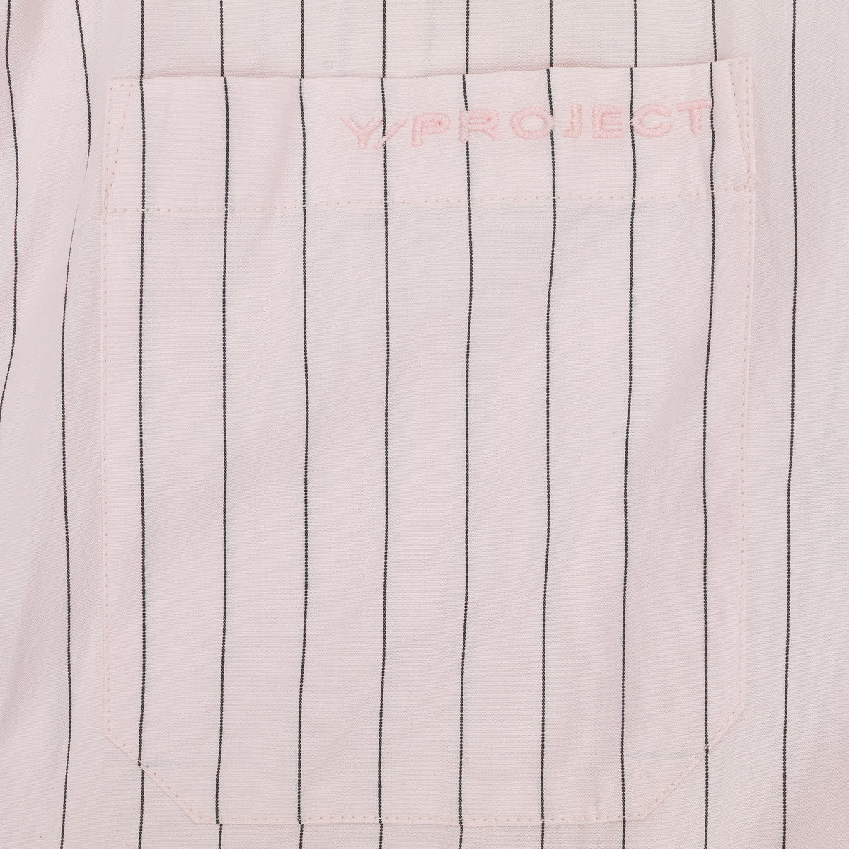 PINK HOOK AND EYE PINSTRIPE LONG SLEEVE T-SHIRT