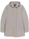 Herno detachable-hood jacket