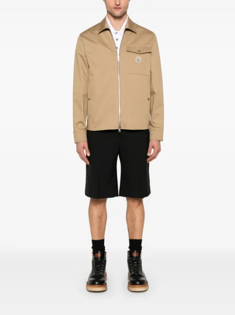Moncler flap-pocket zip-up jacket