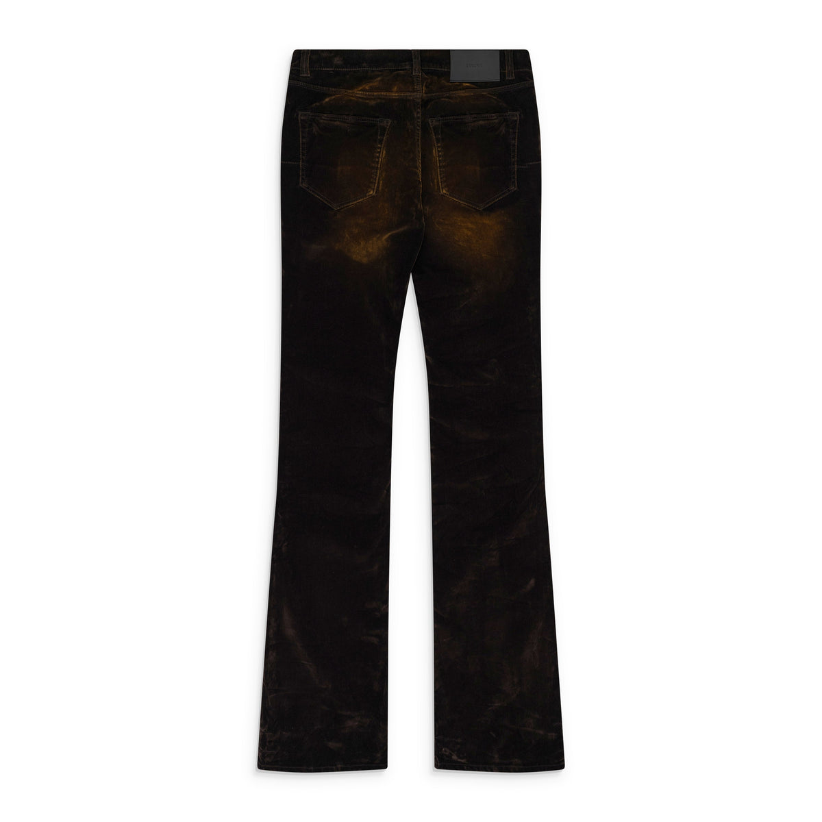 Brown Super Stack Flare Jeans