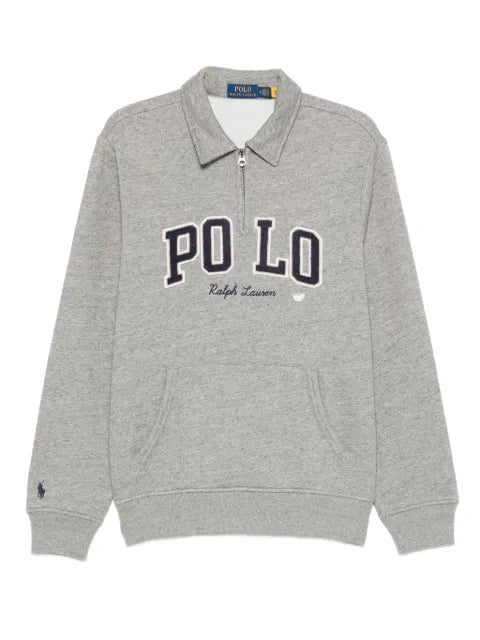 Polo Ralph Lauren polo-neck kangaroo-pocket sweatshirt