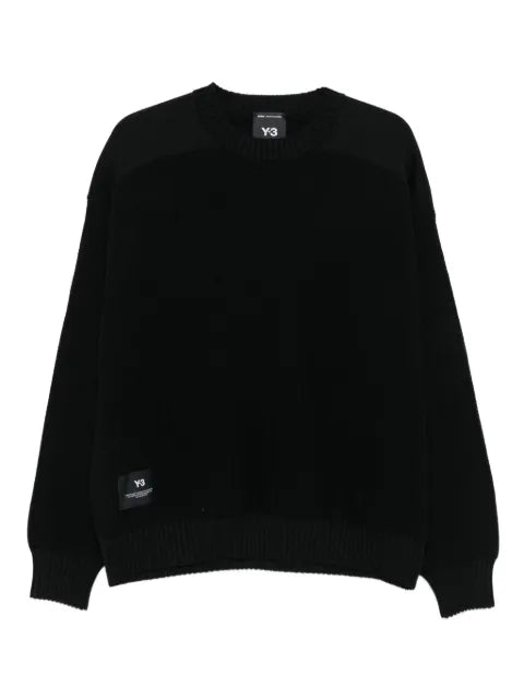 Y-3 ribbed crew-neck sweater