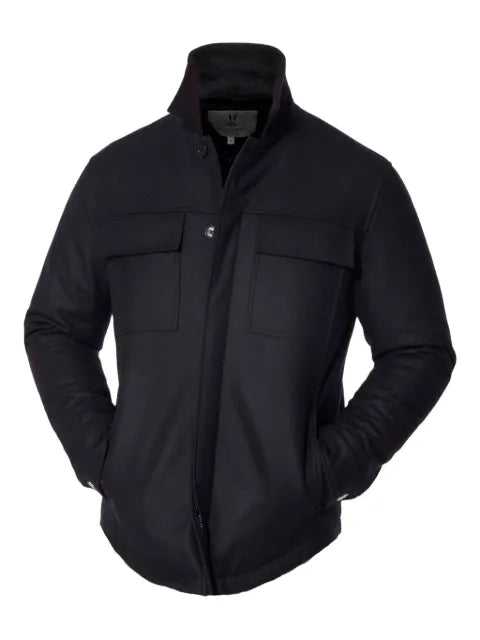 Norwegian Wool flap-pocket wool jacket