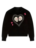 BROKEN PLANET Hearts Are Made To Be Broken knit sweater