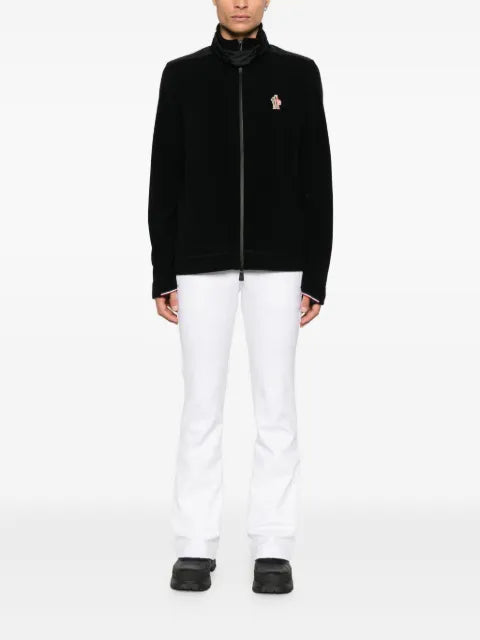 Moncler Grenoble logo-patch zip-fastening jacket