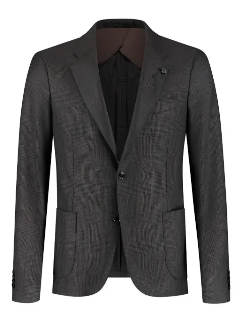 Lardini check-pattern blazer