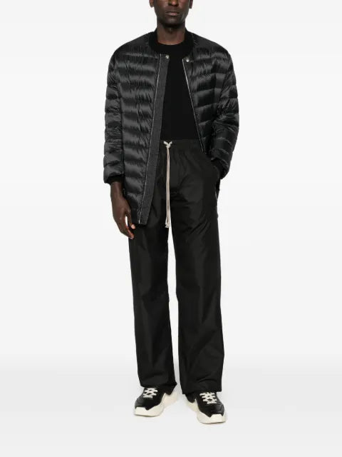 Moncler x Rick Owens flight logo-appliqué quilted jacket