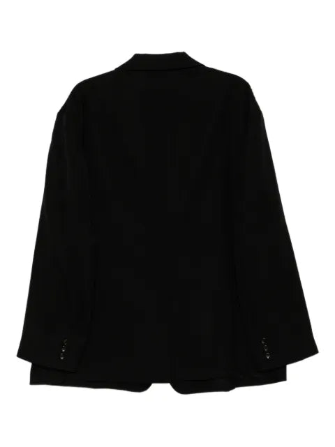 Black Comme Des Garçons wool gabardine blazer
