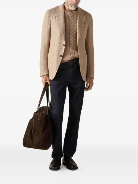 Zegna patch-pocket blazer