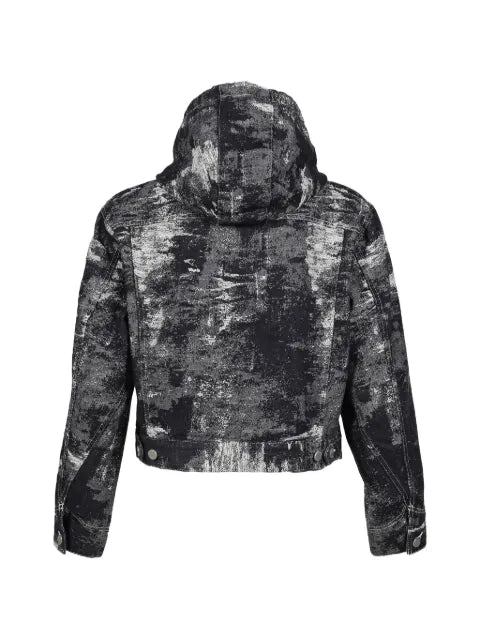 Taakk zip-up hooded jacket