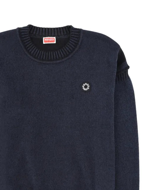 Kenzo panelled round-neck sweater