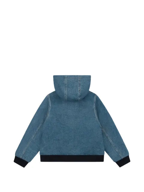Denim Tears logo-embroidered hooded jacket