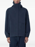 Moncler Sillon hooded wool blend windbreaker