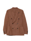 Lardini double-breasted wool jacket