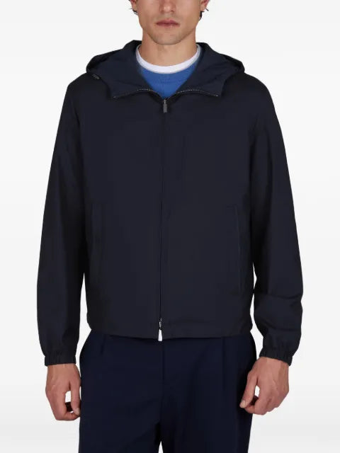 Paul & Shark reversible hooded windbreaker