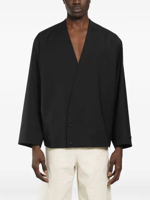 Fear Of God long-sleeve wrap-front jacket
