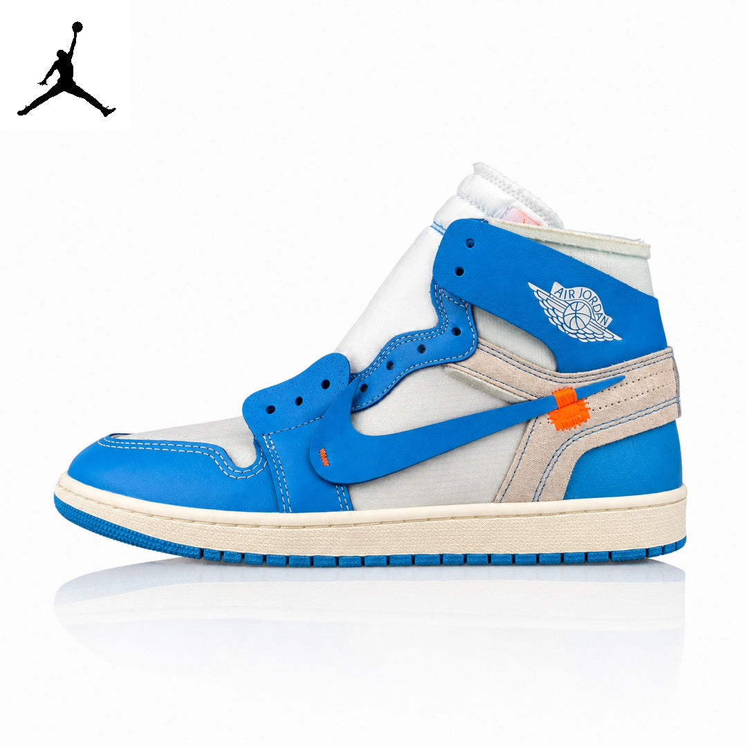 Air Jordan 1 High OW Collaboration Unisex Sneakers AQ0818-148