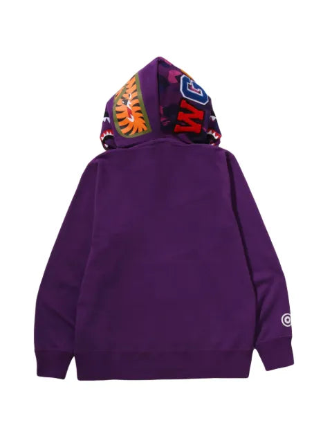 A BATHING APE® Color Camo Shark full-zip hoodie