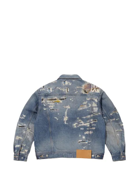 Supreme x MM6 Maison Margiela distressed denim jacket