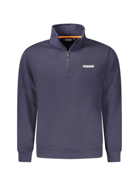 Napapijri half-zip logo-patch sweatshirt