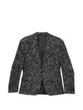 Karl Lagerfeld glitter-effect tweed blazer