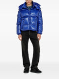 Diesel down puffer jacket with detachable hood