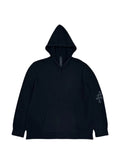 Chrome Hearts leather-patch cashmere hoodie