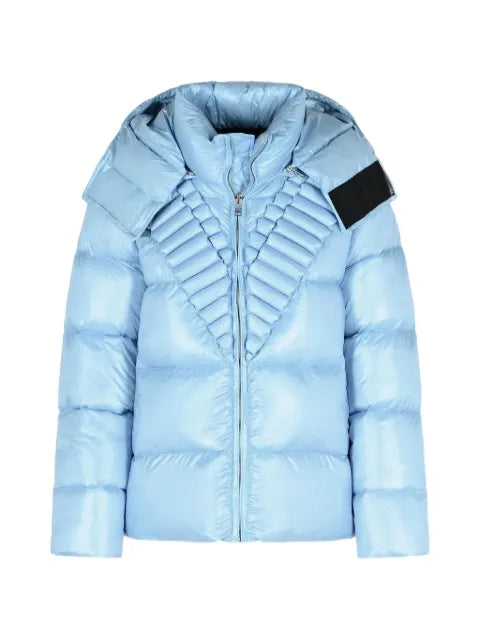RAXXY embossed-pattern hooded jacket
