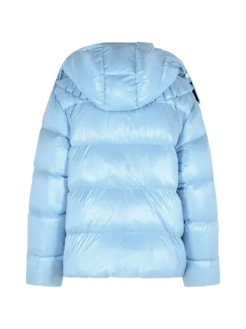 RAXXY embossed-pattern hooded jacket