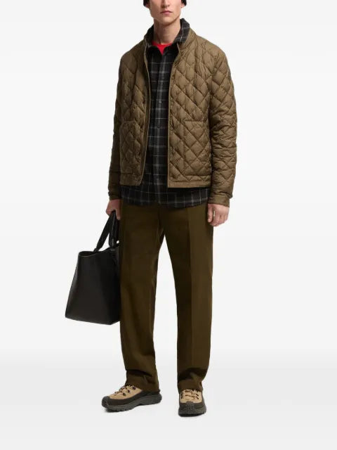 Moncler Oise diamond quilted short down jacket