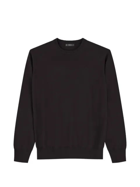 Boggi Milano crew neck in extrafine merino wool