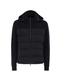 Moorer Allori-Lsm quilted rib-knit jacket