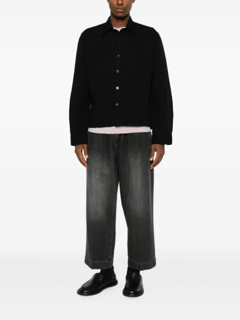 Studio Nicholson long-sleeve button-up overshirt