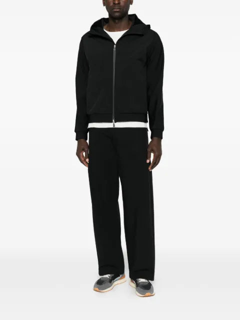 Herno hooded zip-up jacket