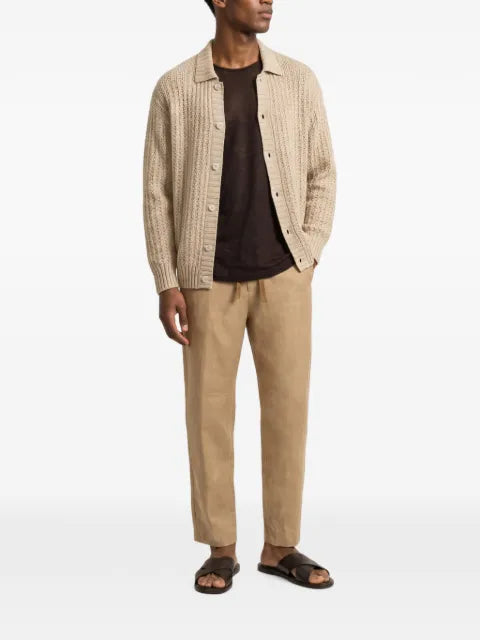 Orlebar Brown Thomas chunky-knit button-up cardigan