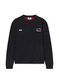 GCDS logo-print panelled sweatshirt
