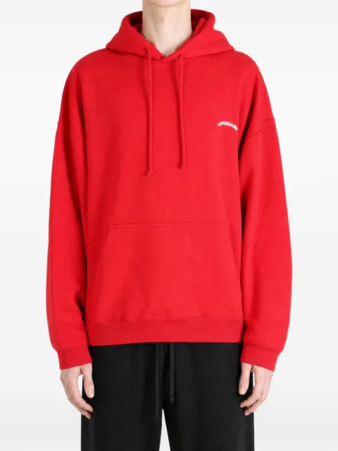VETEMENTS logo-print drawstring hoodie