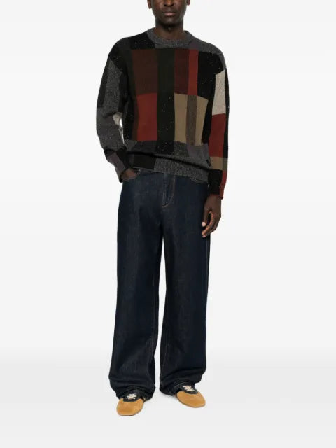 PS Paul Smith colour-block crew-neck sweater
