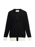 AMI Paris colour-block button-up cardigan